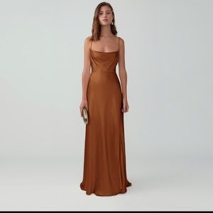 Fame and Partners Strappy Draped Dress